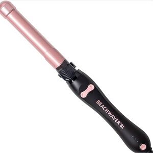 Beachwaver B1 Pink and Black Curling Iron NWOT